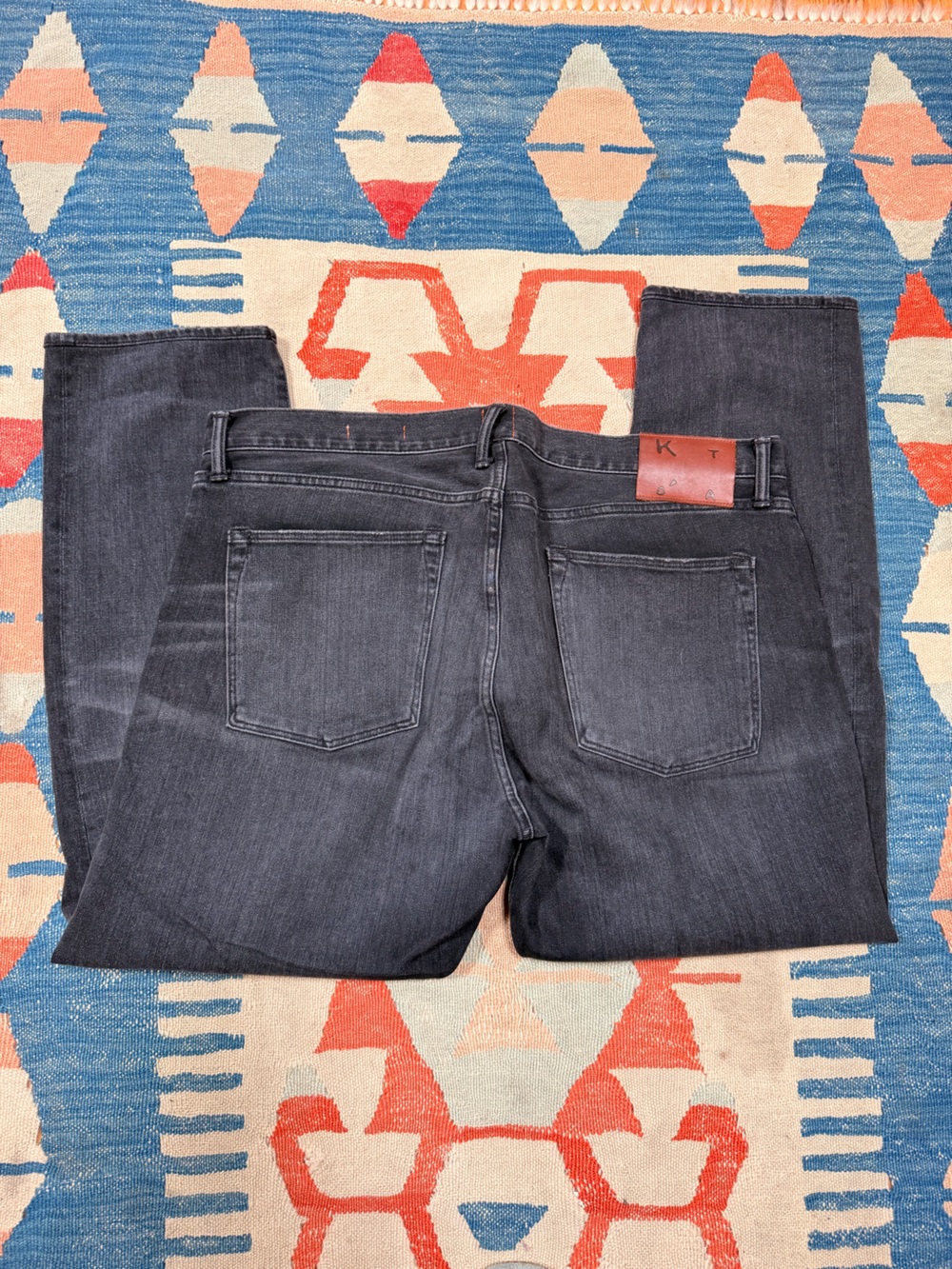 Kato by Hiroshi Kato The Pen Slim Rilo Washed Black Jeans 38x29 - Picture 5 of 14